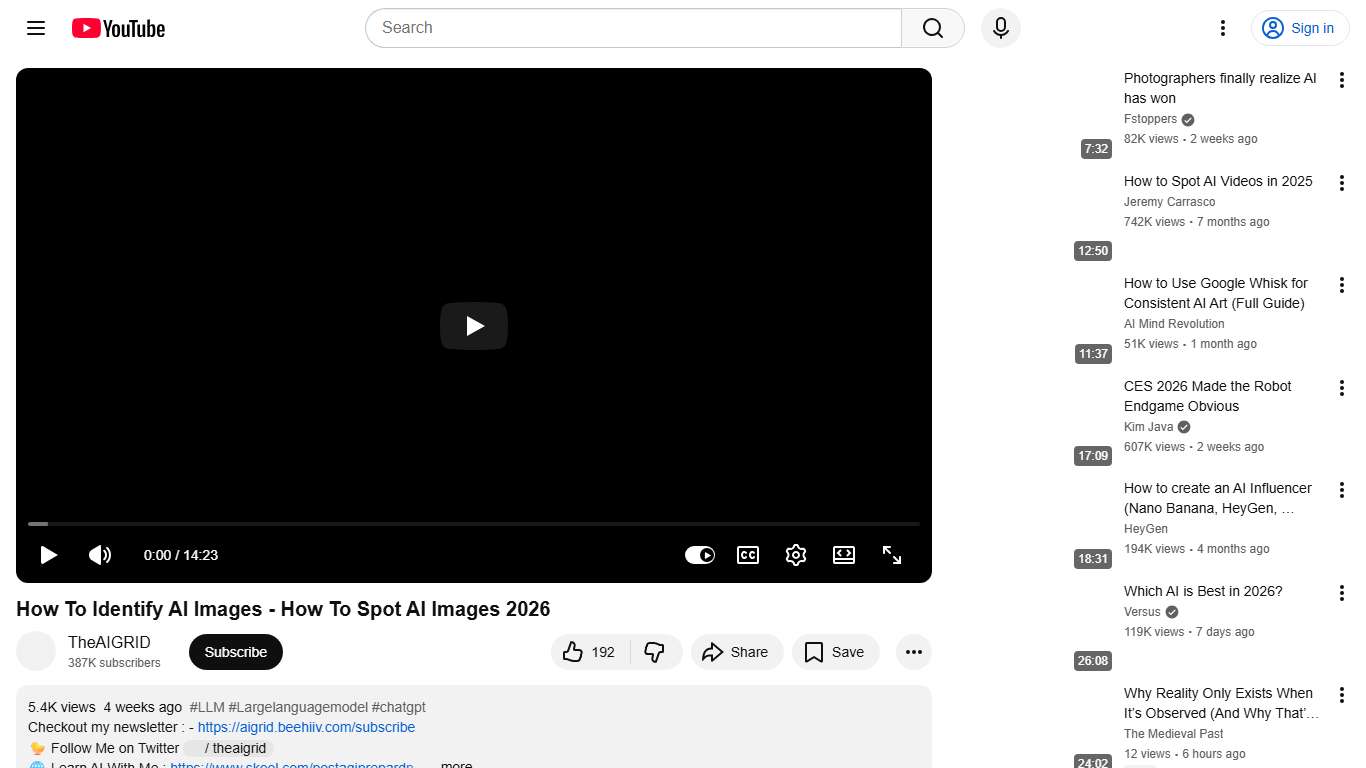 How To Identify AI Images - How To Spot AI Images 2026 - YouTube